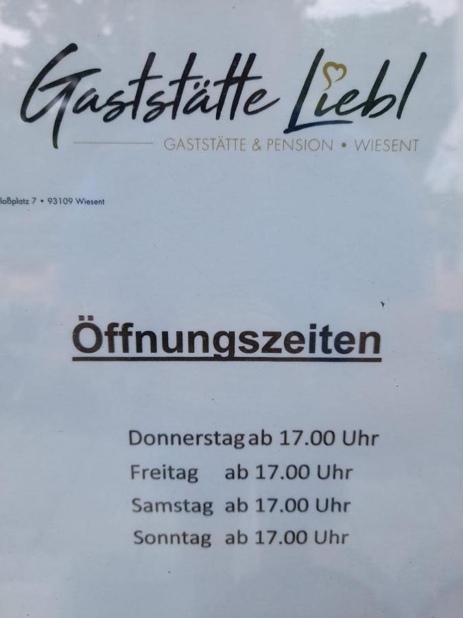 Gaststatte Liebl Hotel Wiesent Kültér fotó